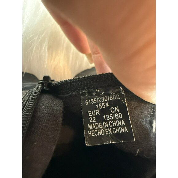 Zara x Disney Baby Toddler Girls 6 Minnie Mouse Black Patent Chelsea Boots - Picture 6 of 6